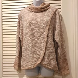 Calvin Klein Performance Cozy Pinkish Tan Sweater Size Medium